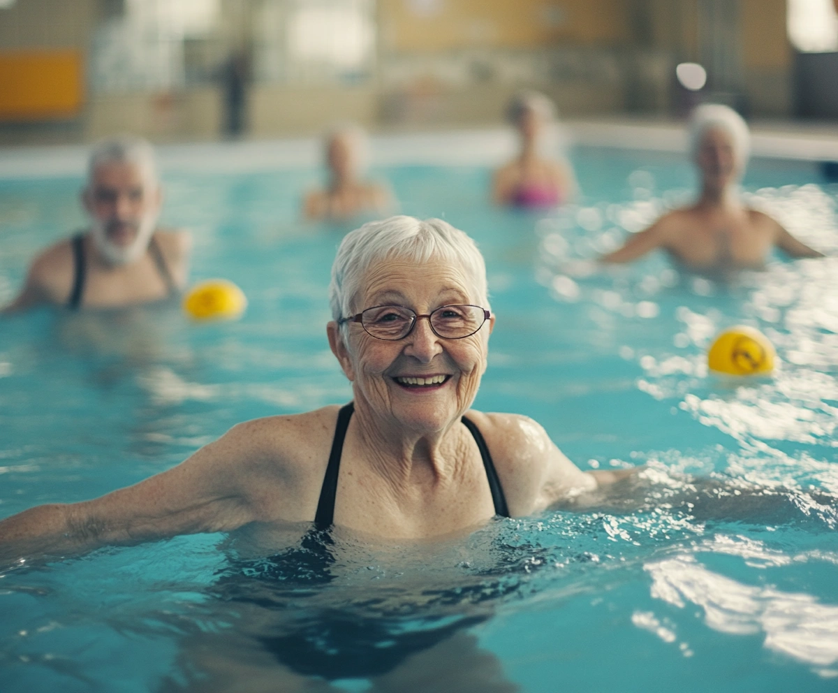 Аква-аеробіка для пенсіонерів